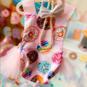 Baby girl donut romper